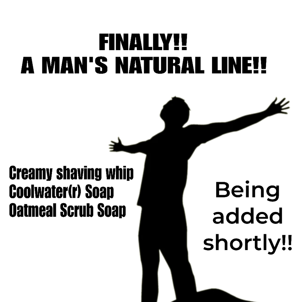 "JUST FOR YOU" SKIN LINE!!MENS NATURAL HAND CREATED SKINCARE